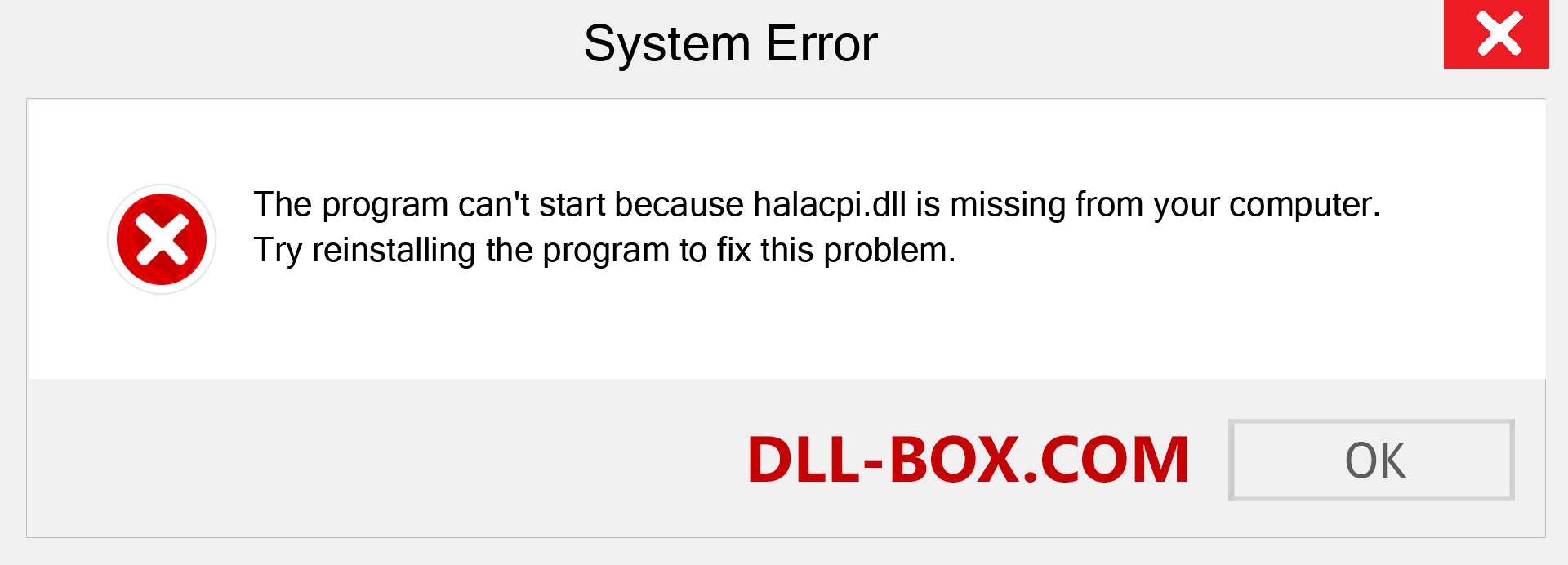  halacpi.dll file is missing?. Download for Windows 7, 8, 10 - Fix  halacpi dll Missing Error on Windows, photos, images